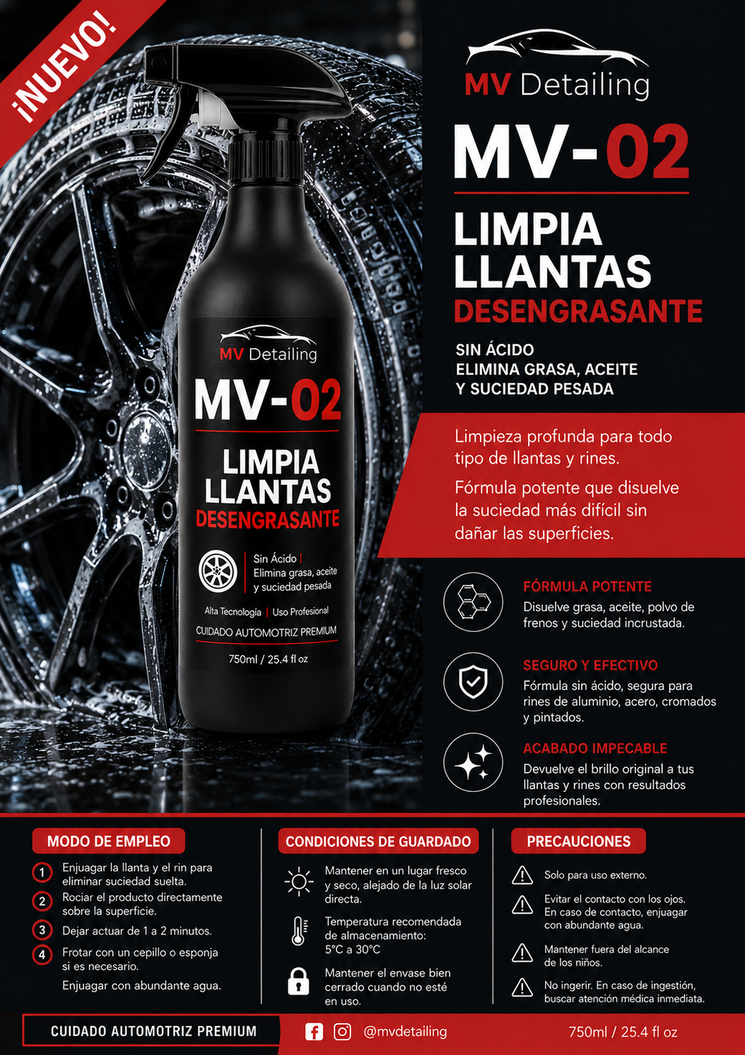 Limpia Llantas Desengrasante - Imagen 2